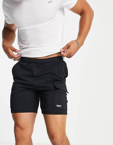 33% di sconto Shorts sportivi con stampa del logoVersace Jeans Couture in Cotone da Uomo colore Nero abbigliamento da palestra e sportivo da Short da jogging Uomo Abbigliamento da Activewear 