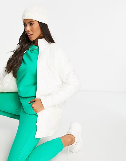 ASOS 4505 pearlized onion quilted jacket
