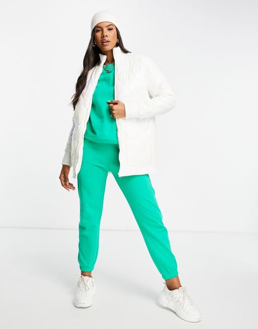 ASOS 4505 pearlized onion quilted jacket