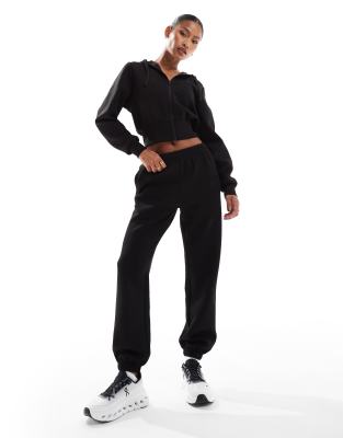 Asos Design 4505 Performance Fleece Training Sweatpants In Black