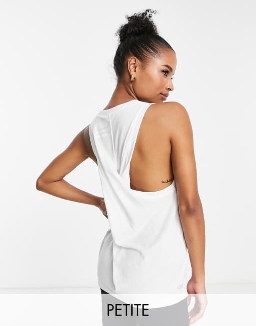 ASOS 4505 Petite - Canotta da yoga con incrocio sul retro