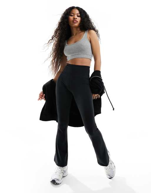 ASOS 4505 Petite – Dopasowane miękkie w dotyku legginsy z rozkloszowanymi nogawkami