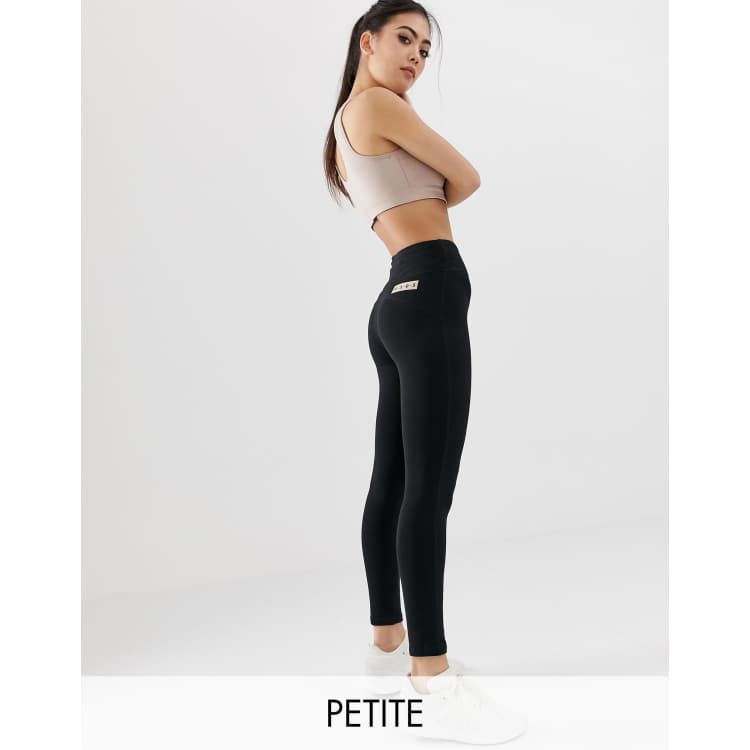 ASOS 4505 Petite yoga pants with turndown waistband