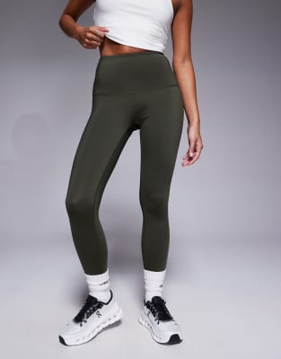 Asos 4505 Petite Icon Bum Sculpt Gym Leggings With Inner Pocket In Green