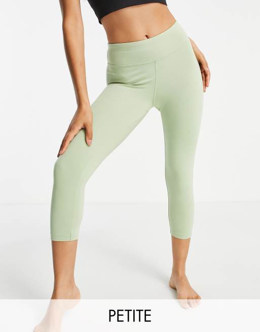 Sage Cotton Cropped Legging