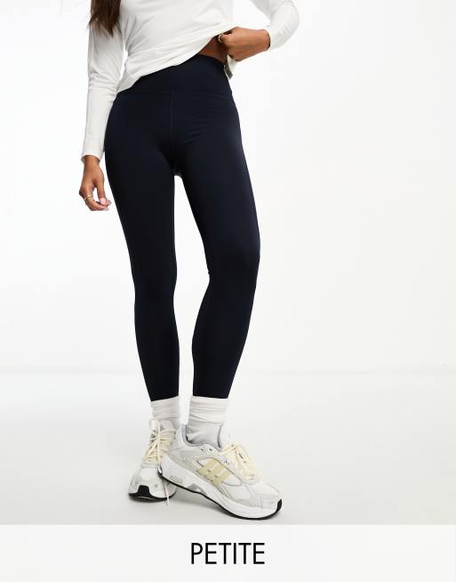 ASOS 4505 - Petite - Icon - Fitness legging met vormgevende achterkant in marineblauw 