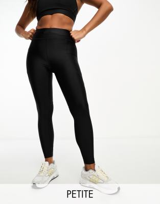 ASOS 4505 Petite Icon run tie waist legging with pocket in gloss