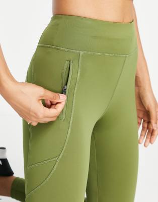 Running Leggings With Drawstring Waist
