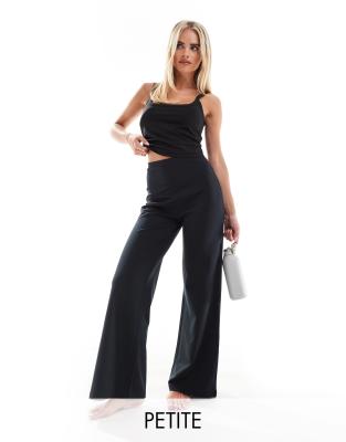 4505 Petite Icon soft touch dance pants in black