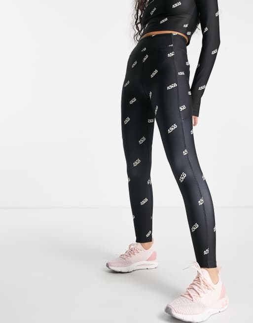 ASOS 4505 Petite high waisted legging with mono filament detail