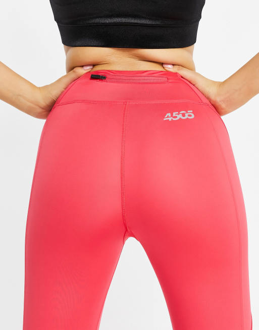ASOS 4505 Petite – Löparleggings med knytning i midjan, 3 av 4