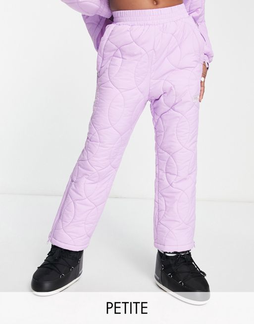 ASOS 4505 Petite ski quilted belted jacket