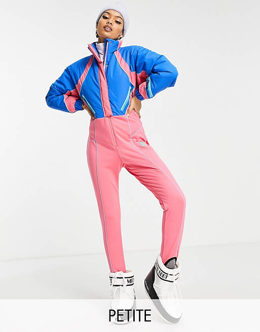 Petite ski shellsuit in 80s style Asos Women Sport & Swimwear Skiwear Ski Suits 