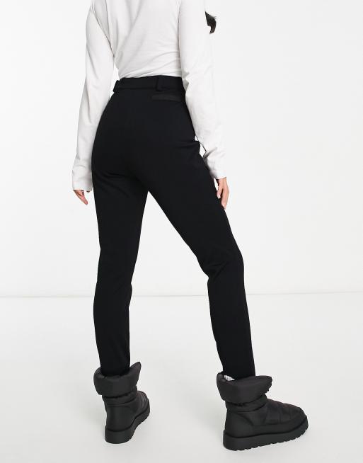 ASOS 4505 WB skinny ski belted jacket and ski pants stirrup in black