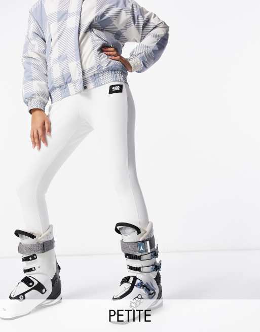 White skinny outlet ski pants