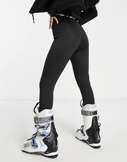 ASOS 4505 Ski Curve high waisted skinny ski pants with stirrup in black