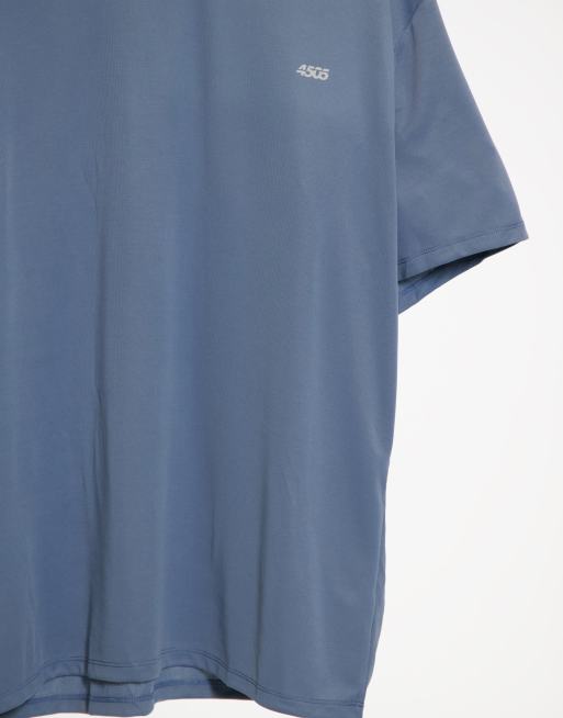 ASOS 4505 Plus - Icon - Szary, szybkoschnący T-shirt treningowy typu easy fit, 4 z 4