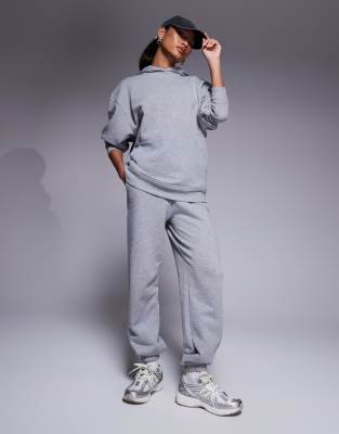 Asos Design 4505 Quick Dry Heavyweight Training Sweatpants In Gray Heather