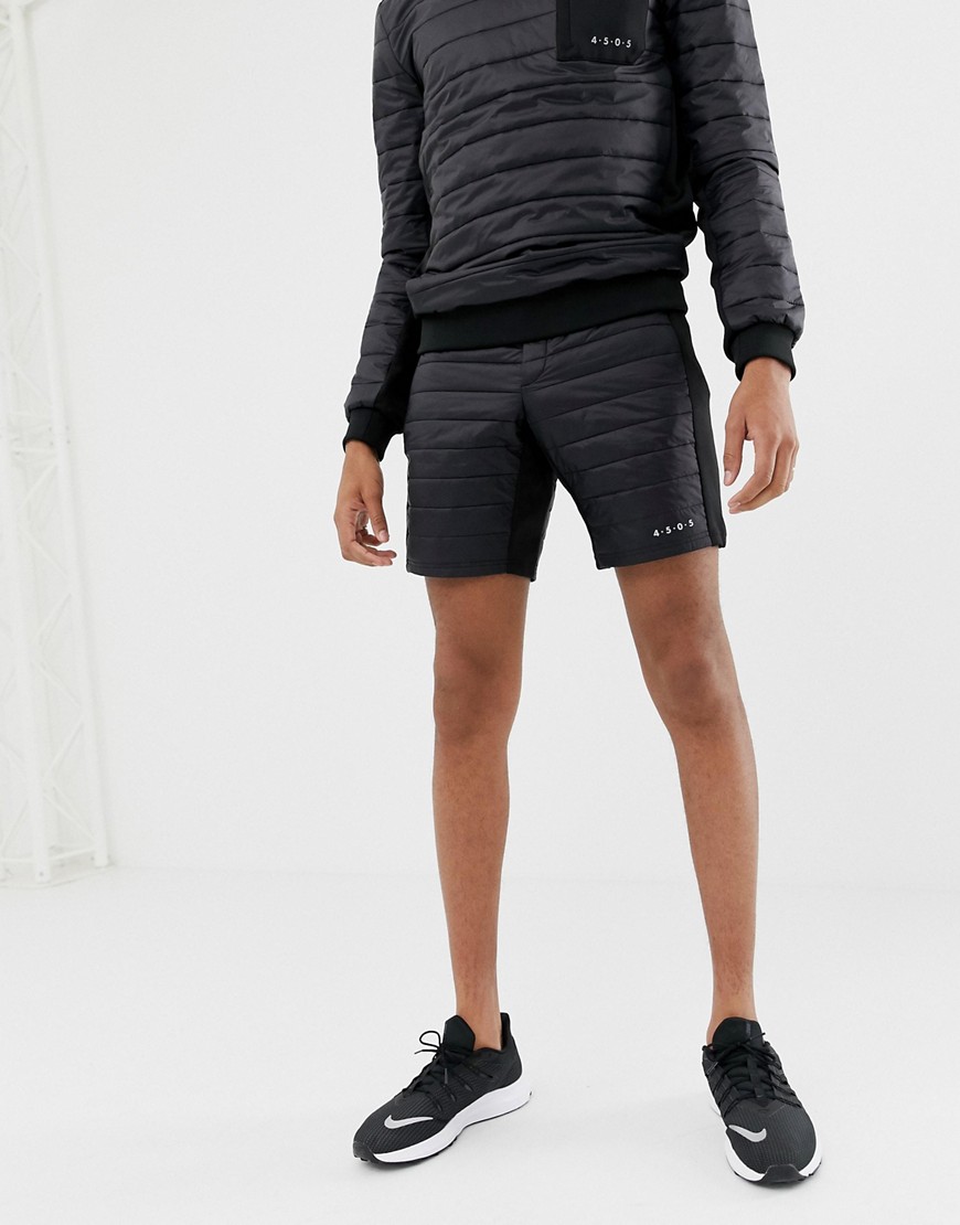 ASOS 4505 – Quiltade shorts-Marinblå