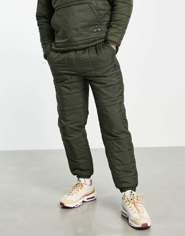 ASOS 4505 quilted sweatpants with knee panels