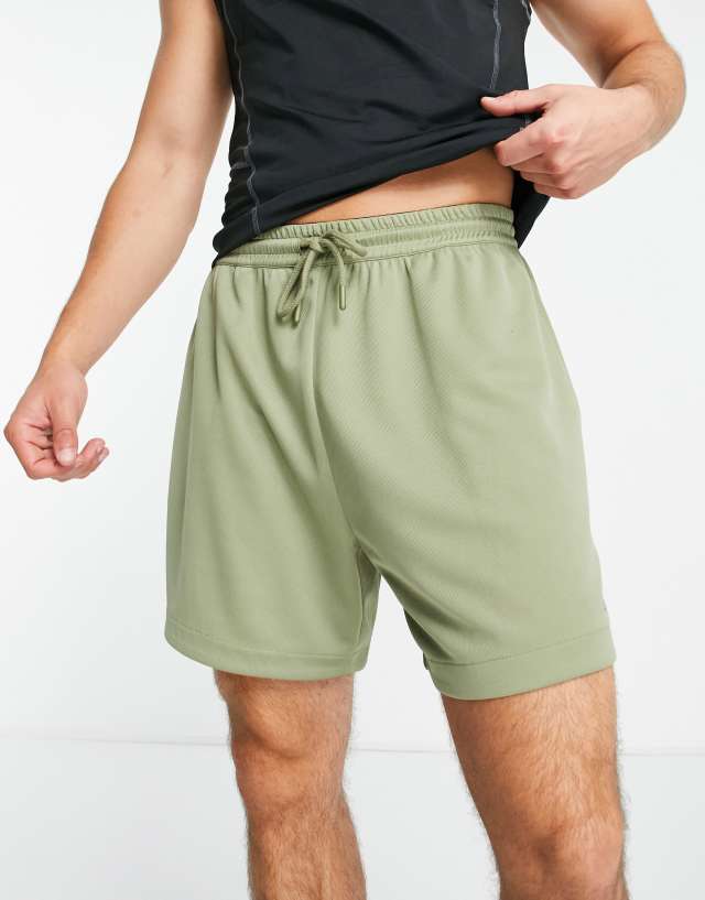 ASOS 4505 relaxed training shorts in mid length