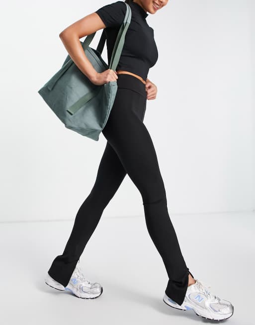 ASOS 4505 rest day leggings with zip flare