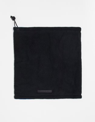 4505 ASOS 4505 reversible ski neck warmer in fleece-Black