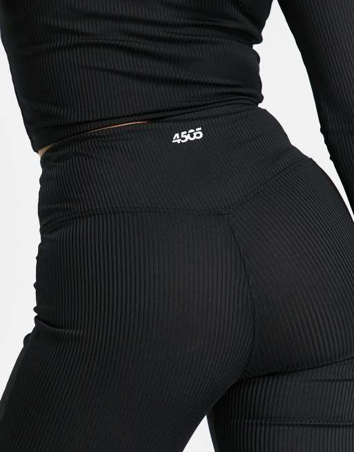ASOS 4505 - Ribstrikkede Slim Fit-leggings med svaj - Del af sæt, 4 af 4