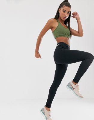 gym leggings tie waist