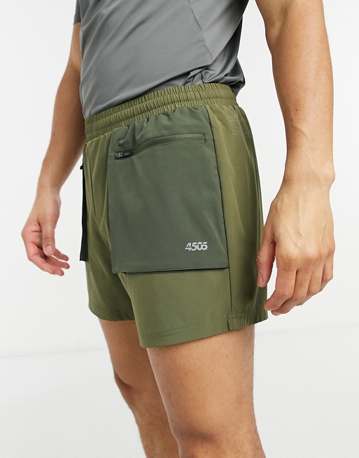 ASOS 4505 running shorts with utility pocket