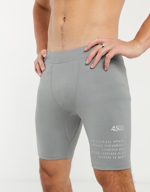 ASOS 4505 running tights in short length with contrast panels