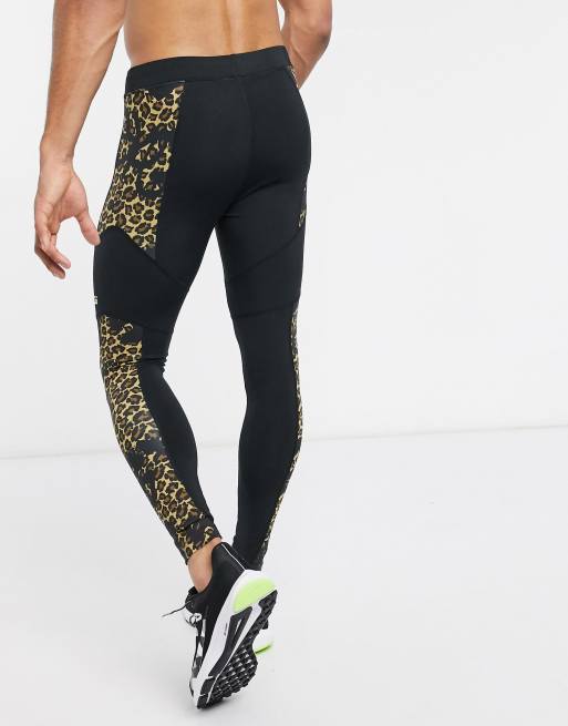 Asos 4505 Activewear Sports Leggings Animal Print Size 16 New With Tags