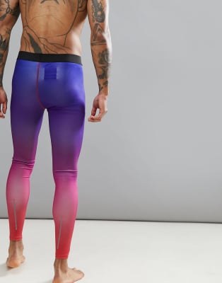 ombre running leggings