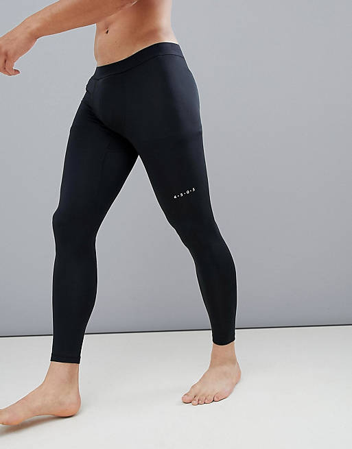 ASOS 4505 running tights with quick dry in black