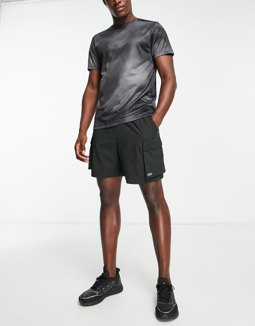 ASOS 4505 – Schnell trocknendes Sport-Shirt in Camouflage, 4 von 4