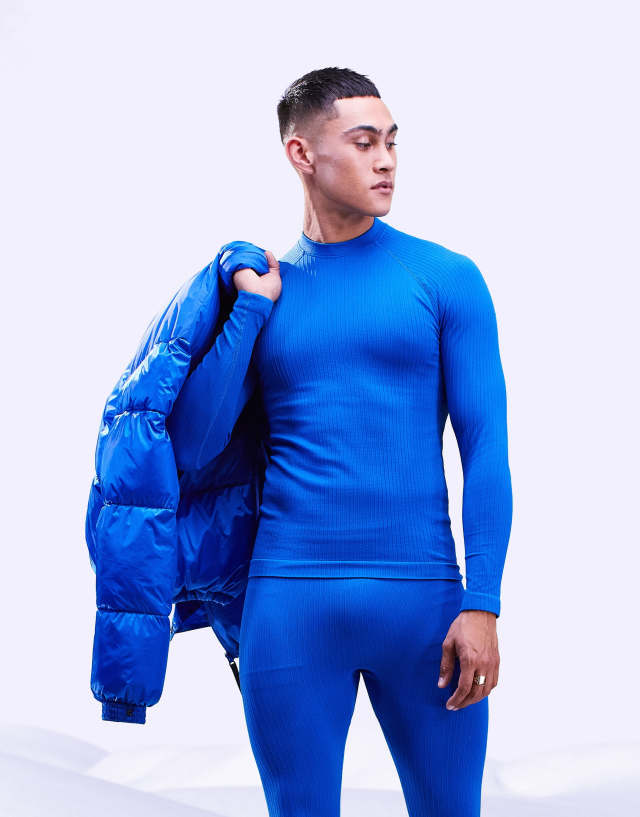 ASOS 4505 seamless rib ski base layer top