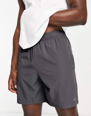 ASOS 4505 Icon 7 inch training shorts with quick dry in grey  - ASOS Price Checker