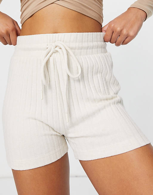 ASOS 4505 shorts in soft touch rib