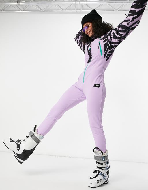 Asos 4505 Petite Ski 80's Colour Block Ski Suit-multi from ASOS on 21  Buttons