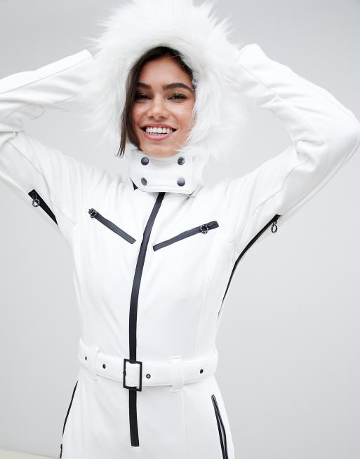 ASOS 4505 SKI Jumpsuit In All White