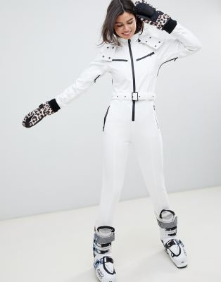 asos white ski suit