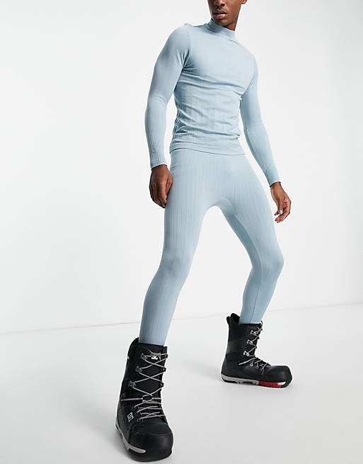 ASOS 4505 ski base layer tights in cable knit seamless