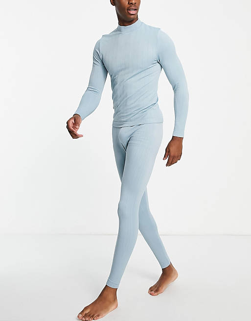  ski base layer top in cable knit seamless 