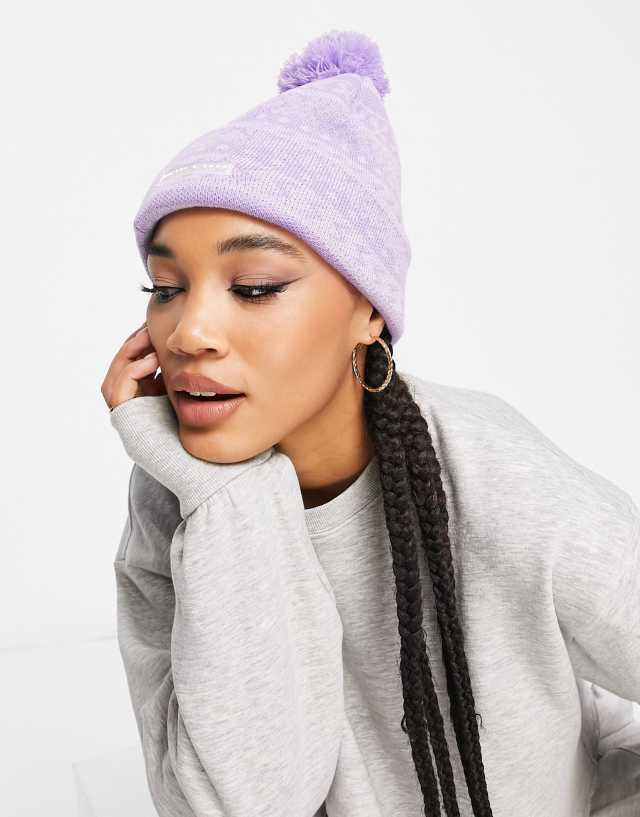 ASOS 4505 - ski beanie hat in intarsia pattern with bobble