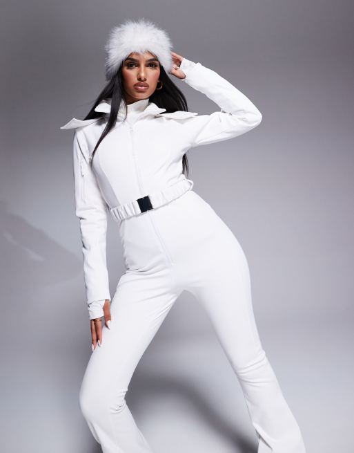 Ski suit white on sale