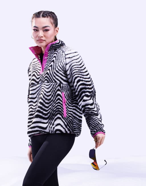 ASOS 4505 ski base layer set in mono splash print