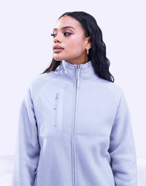 Fleece hotsell jacket asos