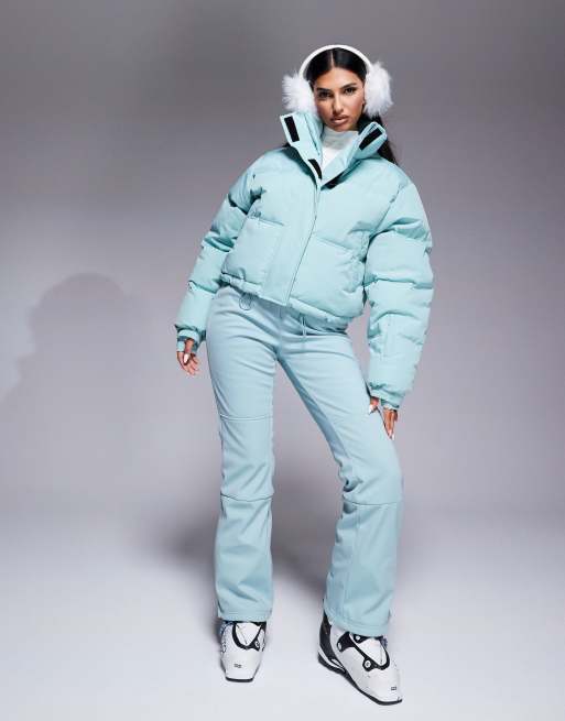 Turquoise ski jacket hotsell