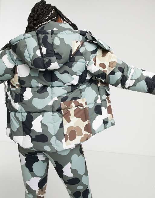 Asos camo hot sale ski suit