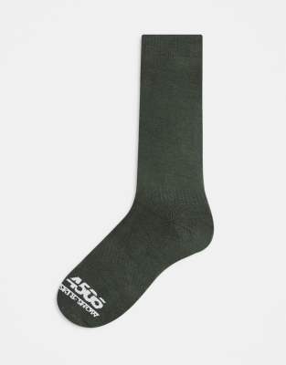 ASOS 4505 Ski - Chaussettes de ski thermiques - Vert foncé